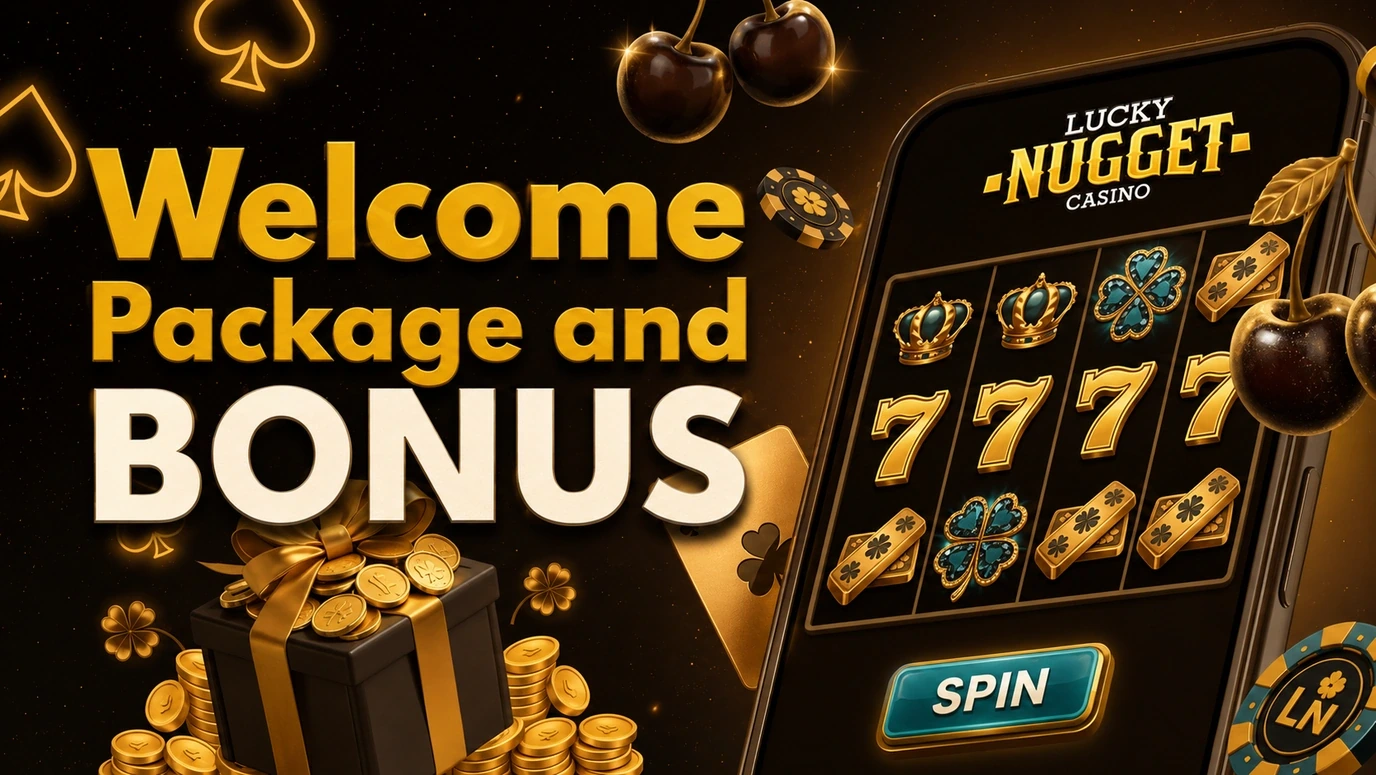 Lucky Nugget welcome offer and free spins
